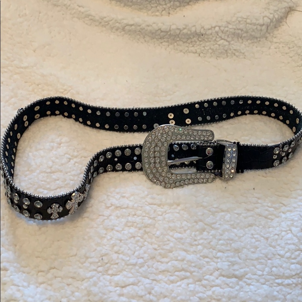 Western bling belt